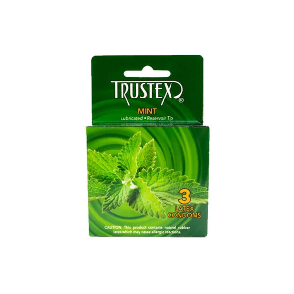 726893112421 Trustex Mint Flavored Condom 3Pk