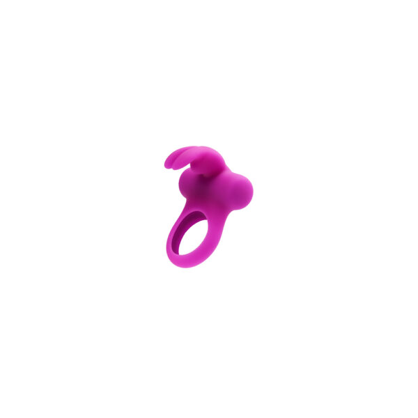 731882511376 2 Frisky Bunny Vibrating Ring - Perfectly Purple