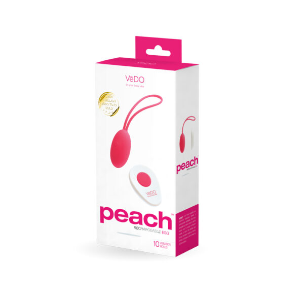 731882511499 Peach Rechargeable Egg Vibe - Foxy Pink