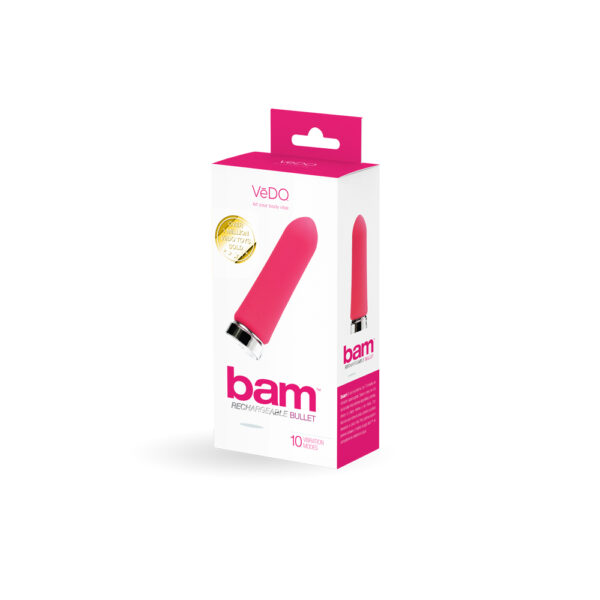 731882511536 Bam Rechargeable Bullet Foxy Pink