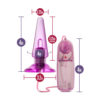 B Yours Basic Anal Pleaser Vibrating Pink - Image 2
