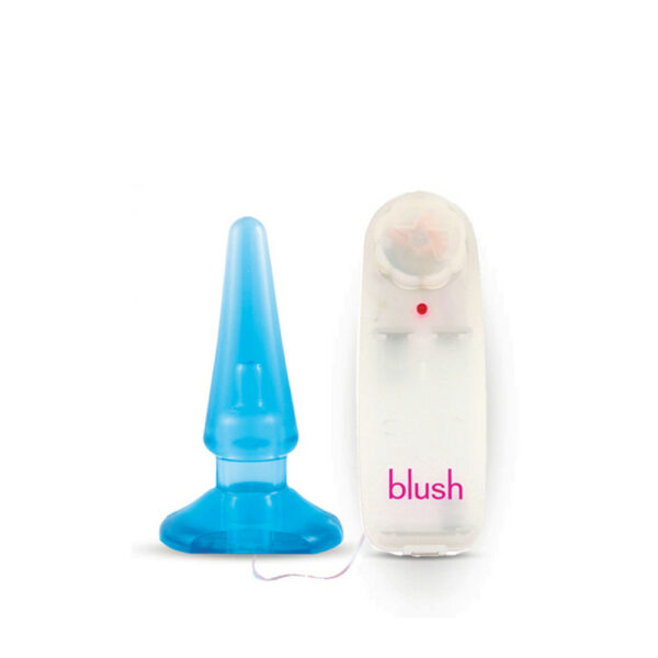 735380106027 2 B Yours Basic Anal Pleaser Vibrating Blue