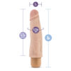 Dr. Skin Cock Vibe #14 - 8" Vibrating Cock Beige - Image 2