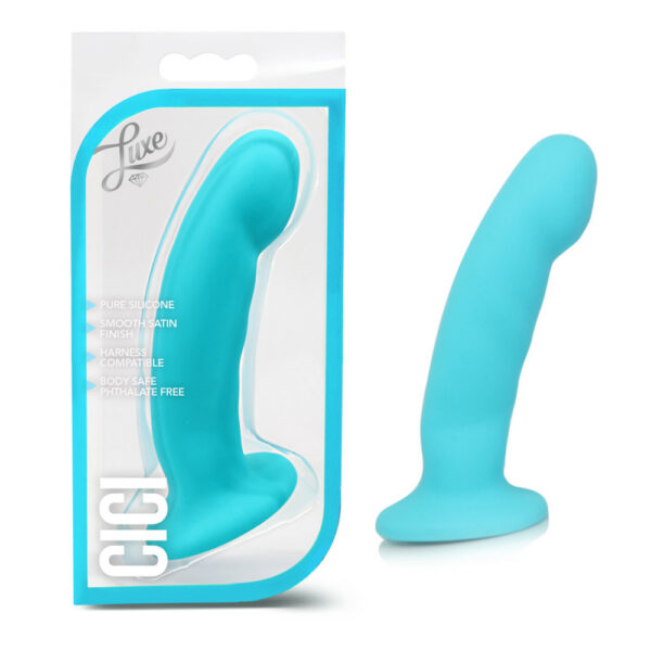 735380122225 Luxe Cici Dildo Blue