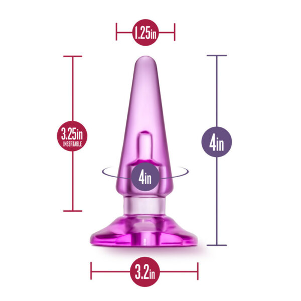 735380241100 2 B Yours Basic Anal Plug Pink