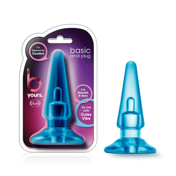 735380241629 B Yours Basic Anal Plug Blue