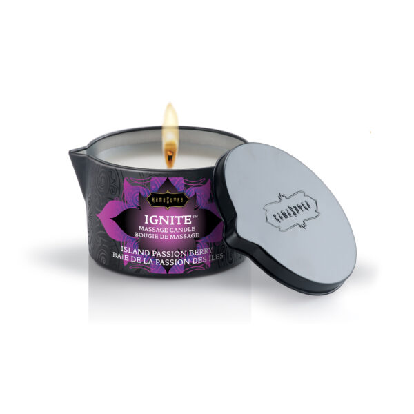 739122001991 2 Massage Candle Island Passion Fruit 6 oz.