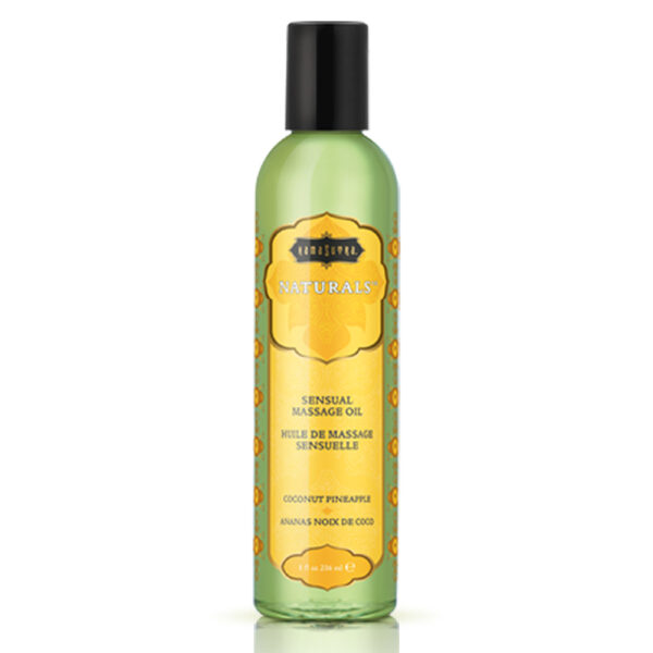 739122002196 Naturals Massage Oil Coconut Pineapple 8 oz.