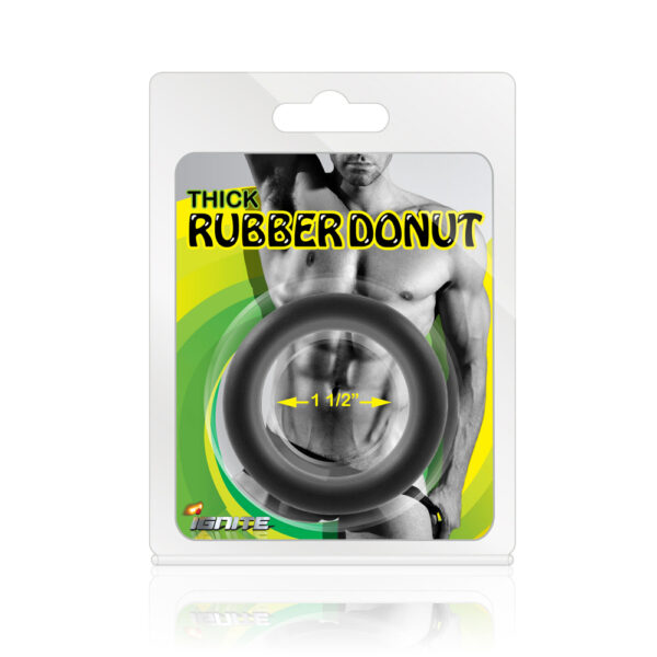 752875950408 Thick Donut Rubber Ring 1.5"