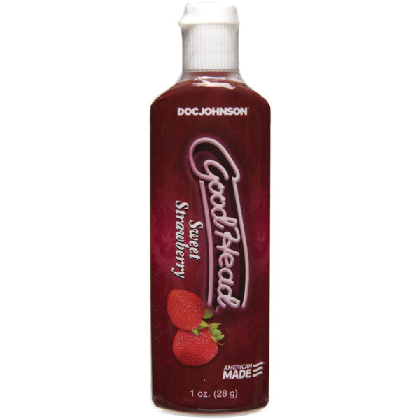 782421001933 Goodhead Oral Delight Gel 1 oz. Bottle Sweet Strawberry