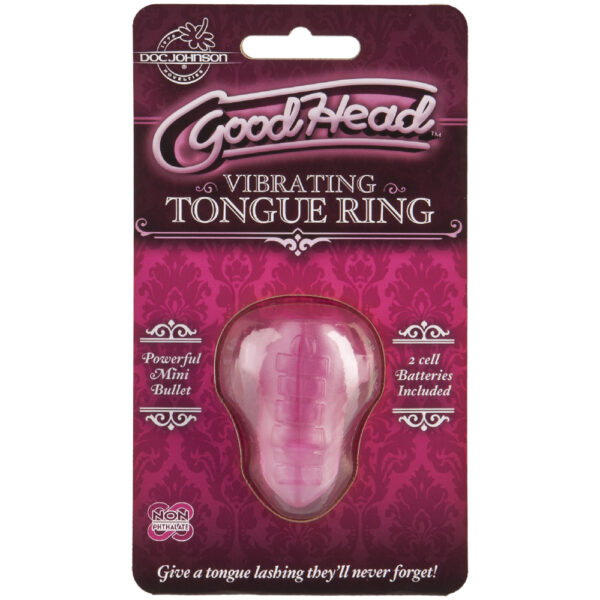 782421006389 Goodhead - Vibrating Tongue Ring Pink