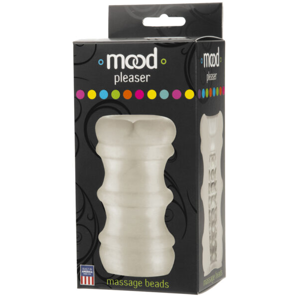 782421013622 Mood - ULTRASKYN Stroker - Pleaser - Massage Beads Frost