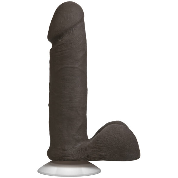 782421014292 2 The Realistic Cock - With Removable Vac-U-Lock Suction Cup - ULTRASKYN - 6" - Chocolate