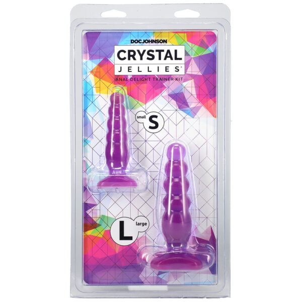 782421016524 Crystal Jellies Anal Delight Trainer Kit Purple