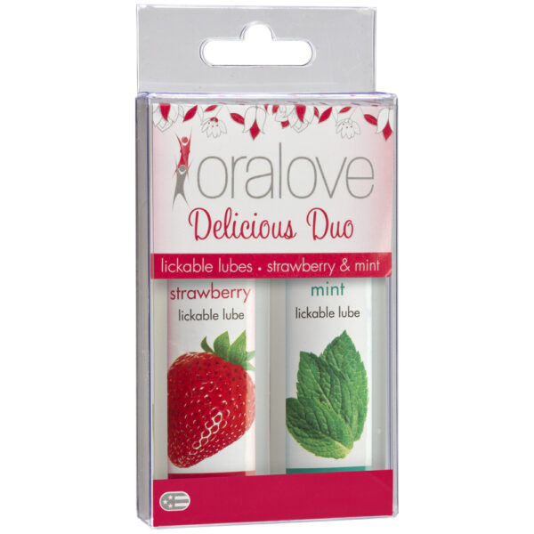 782421017354 Oralove Delicious Duo Strawberry & Mint 2Pk