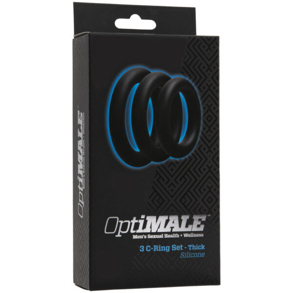 782421020484 Optimale – 3 C-Ring Set – Thick Black