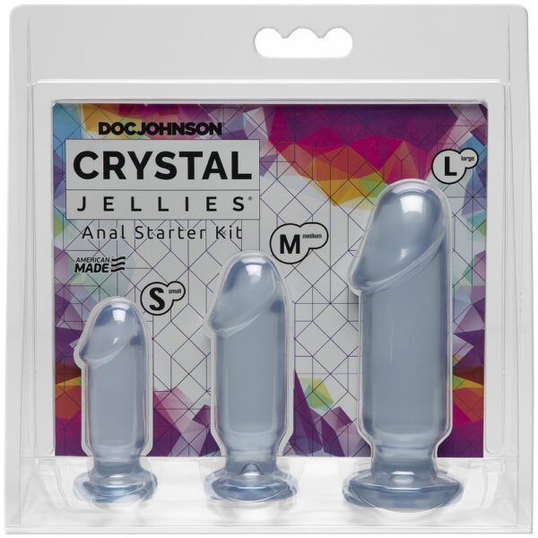 782421022433 Crystal Jellies Anal Starter Kit Clear