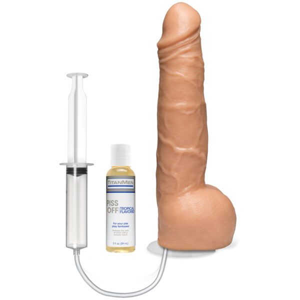 782421031756 2 Titanmen Pissoff Squirting Cock With Removable Vac-U-Lock Suction Cup Vanilla