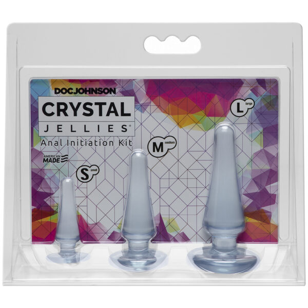 782421054908 Crystal Jellies Anal Initiation Kit Clear
