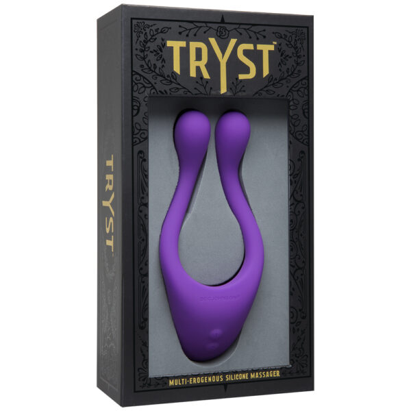 782421054977 Tryst Multi Erogenous Zone Massager Purple