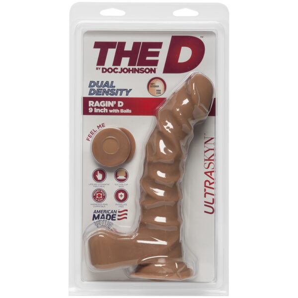 782421058845 The D - Ragin' D With Balls 9" Caramel