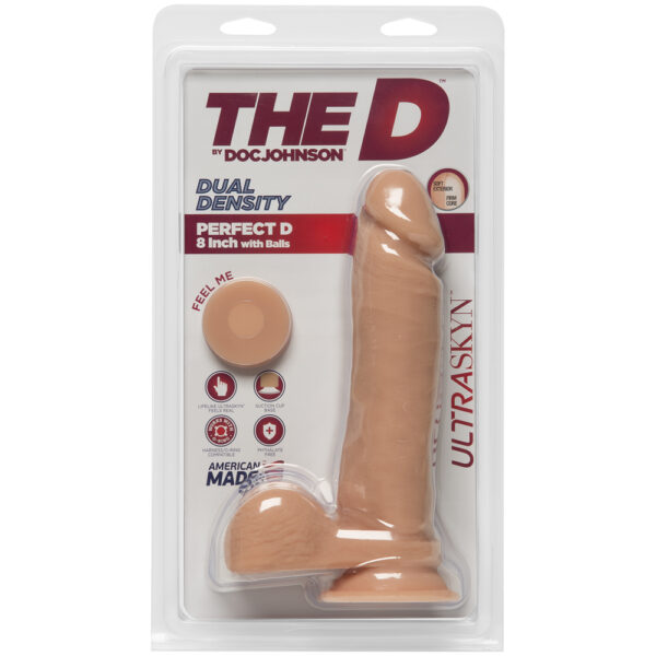 782421058920 The D - Perfect D With Balls 8" Vanilla