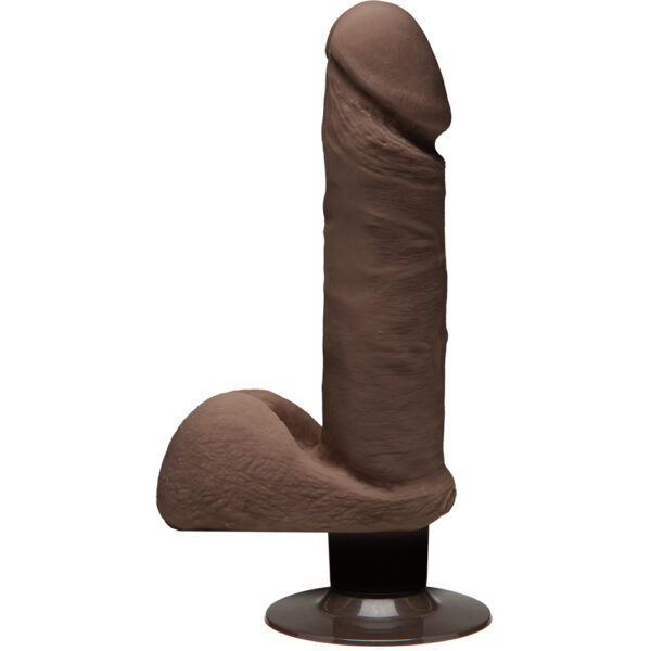 782421058982 2 The D Perfect D Vibrating 7" With Balls Ultraskyn Chocolate