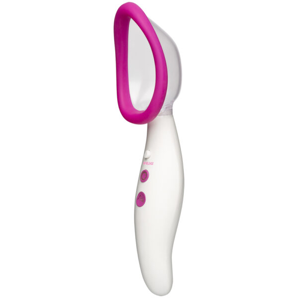 782421065119 2 Automatic Automatic Vibrating Rechargeable Pussy Pump Pink/White