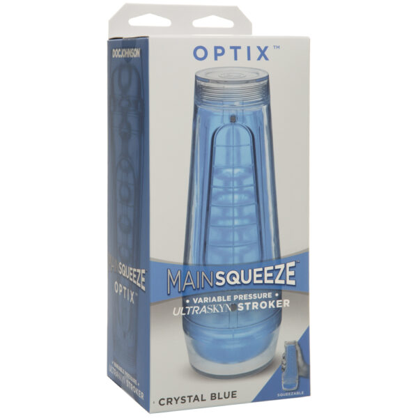 782421066963 Main Squeeze Optix ULTRASKYN Stroker Crystal Blue