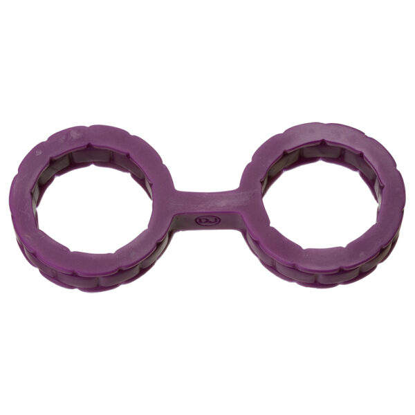 782421069421 2 Japanese Bondage Silicone Cuffs Small Purple