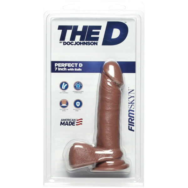 782421069704 The D Perfect D 7" With Balls Firmskyn Caramel