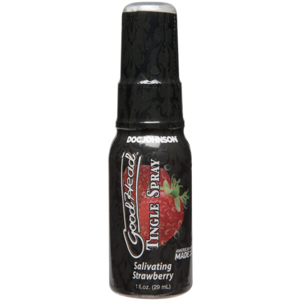 782421070045 2 Goodhead Tingle Spray Salivating Strawberry 1 oz.