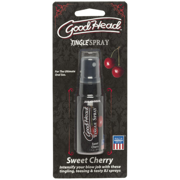 782421070069 Goodhead Tingle Spray Sweet Cherry 1 oz.