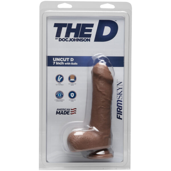 782421072803 The D - Uncut D 7" With Balls Firmskyn Caramel