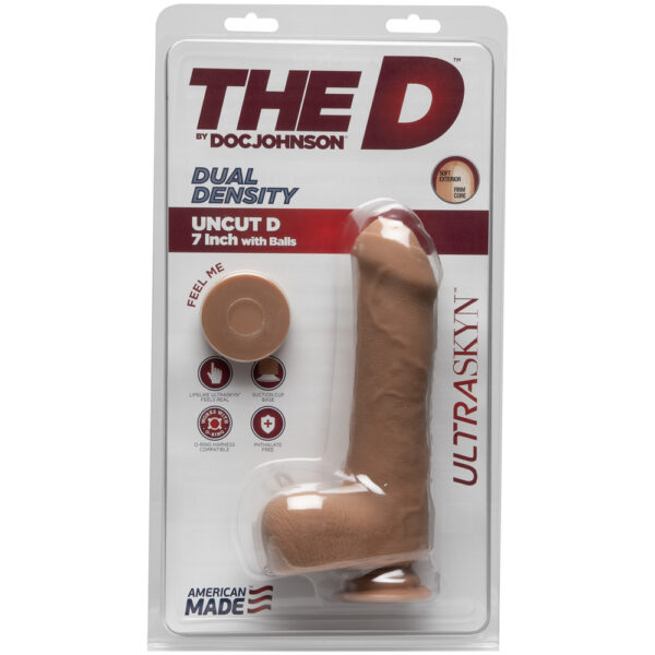 782421072865 The D - Uncut D 7" With Balls Ultraskyn Caramel