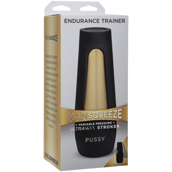 782421072940 Main Squeeze Endurance Trainer Ultraskyn Stroker Pussy Vanilla