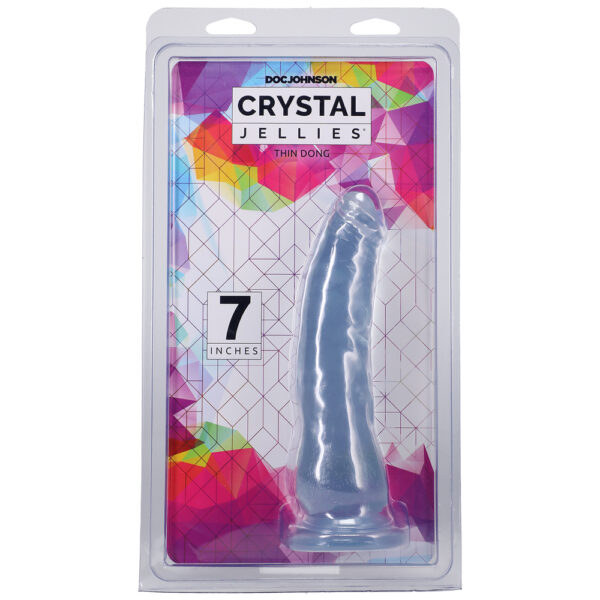 782421073183 Crystal Jellies Thin Dong 7" Clear