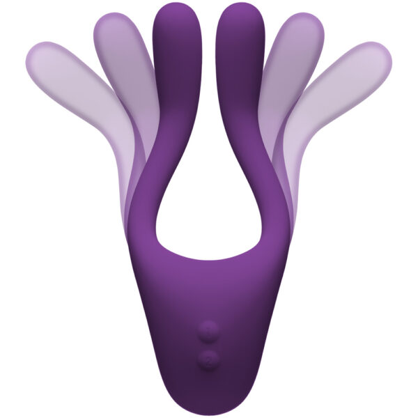 782421075873 3 Tryst V2 Bendable Multi Erogenous Zone Massager With Remote Purple