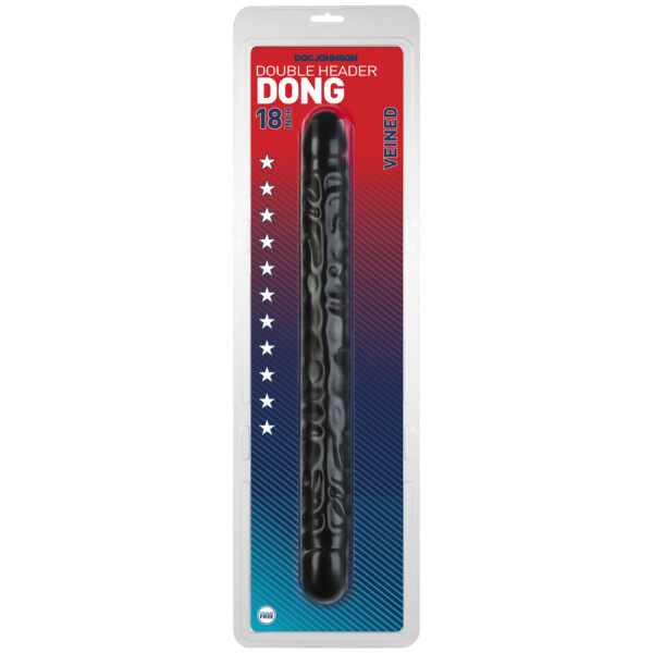 782421103606 Double Header Dong - 18" - Veined Black