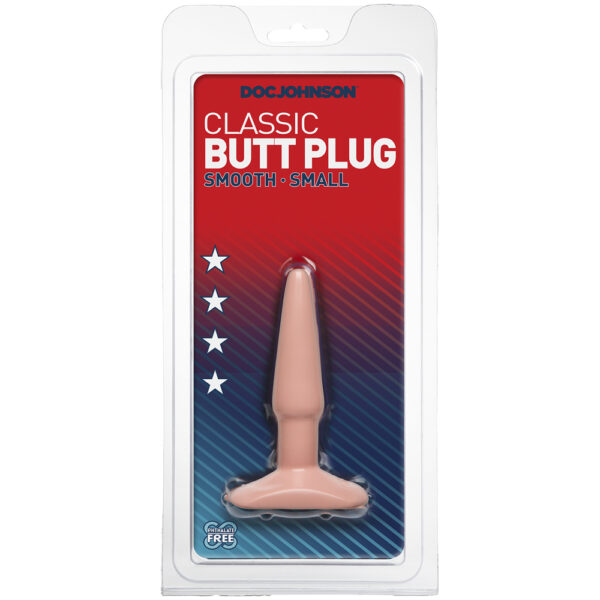 782421109806 Classic Butt Plug - Smooth - Small White