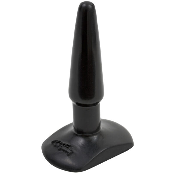 782421110406 3 Classic Butt Plug - Smooth - Small Black