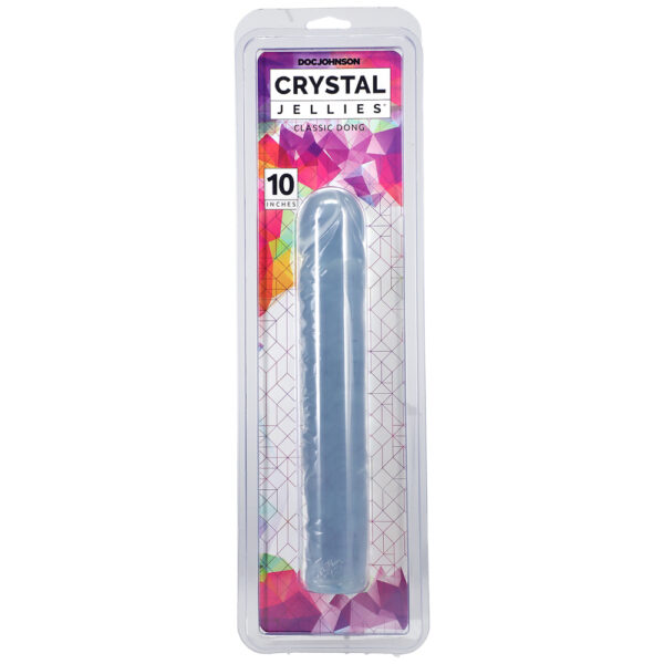 782421123703 Crystal Jellies - 10" Classic Dong Clear