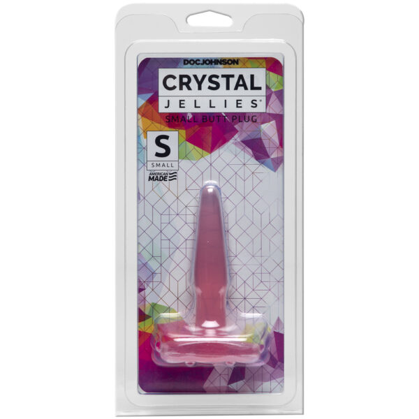 782421124908 Crystal Jellies - Small Butt Plug Pink