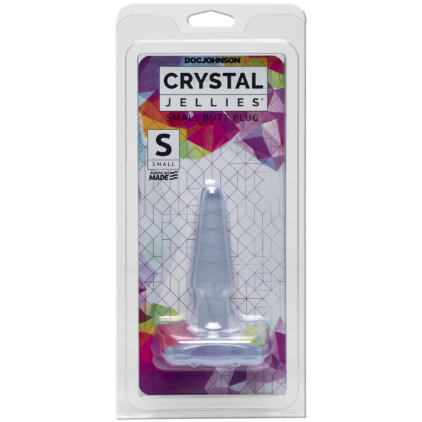 782421125103 Crystal Jellies - Small Butt Plug Clear