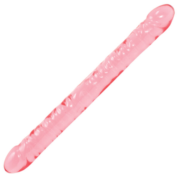 782421516307 2 Crystal Jellies - 18" Double Dong Pink