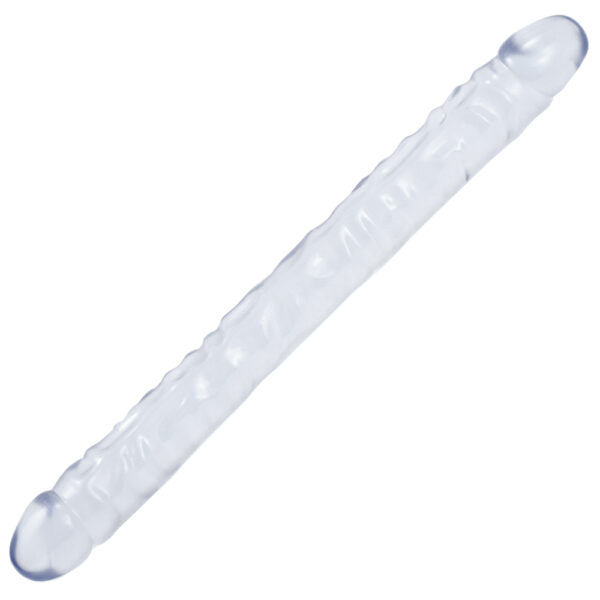 782421516406 2 Crystal Jellies - 18" Double Dong Clear
