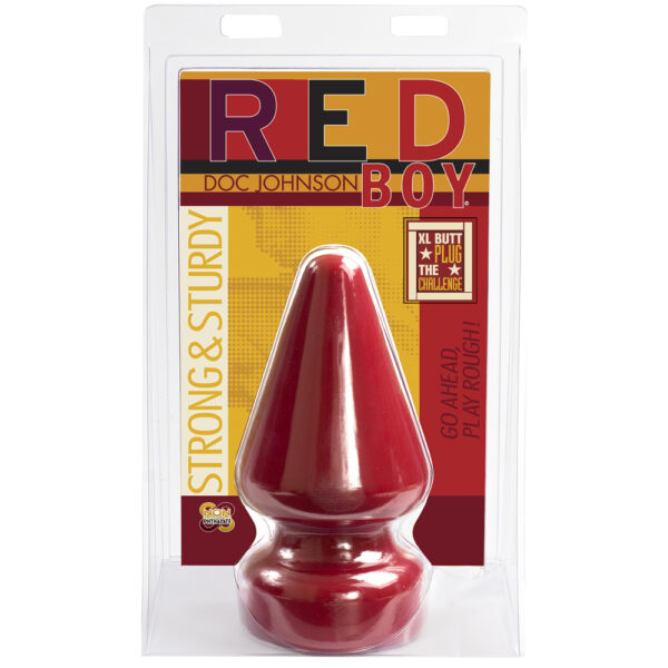 782421589004 Red Boy - Butt Plug - Xl The Challenge Red