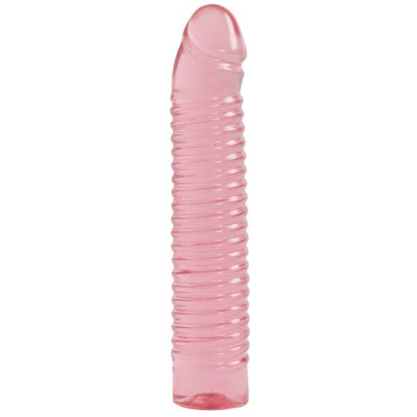 782421596217 2 Vivid - 7" Ribbed Jellie - Dong - Tawny Pink