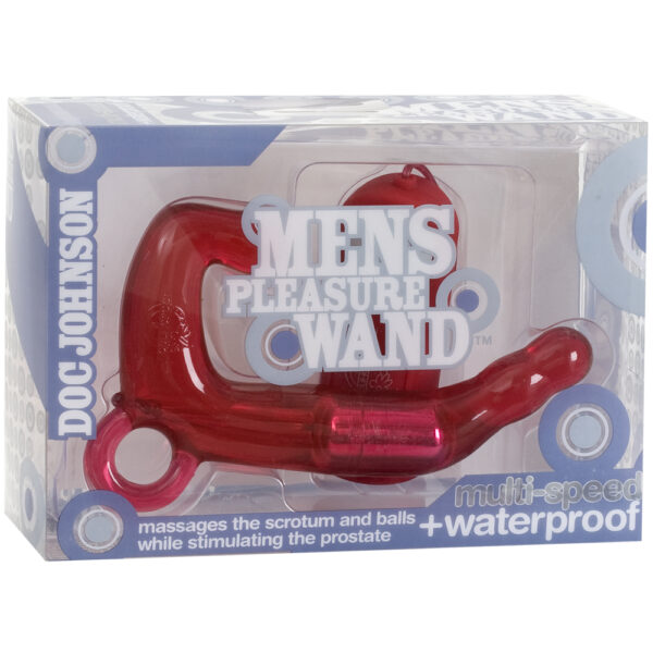 782421642310 Men's Pleasure Wand Red