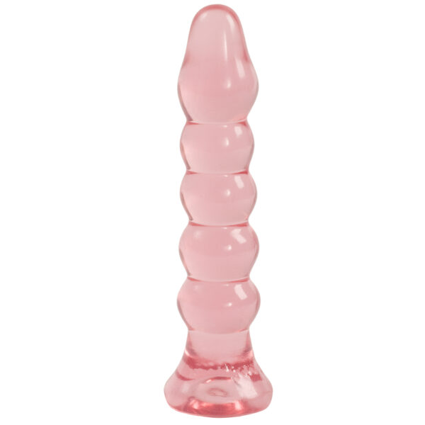 782421865016 2 Crystal Jellies - Anal Plug Pink